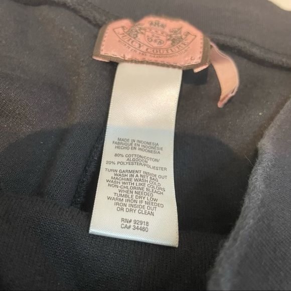 JUICY COUTURE VINTAGE Y2K BEDAZZLED BEJEWELED SPARKLE TERRY CLOTH BERMUDA SHORT - Picture 5 of 8